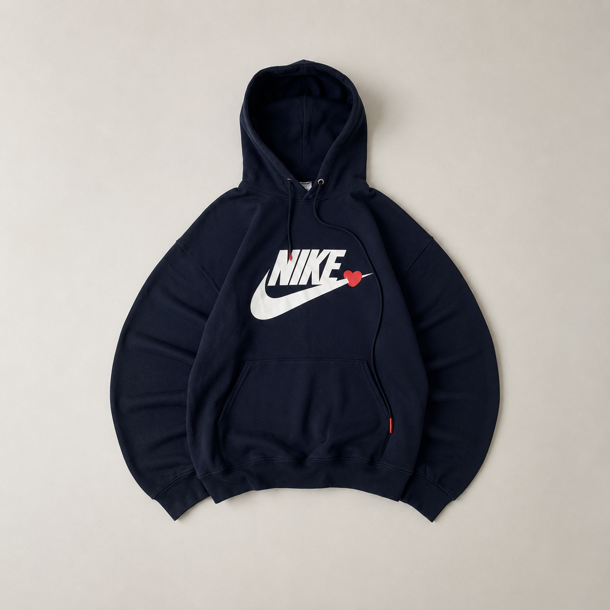 Nike Heart Swoosh Pullover Hoodie – Navy