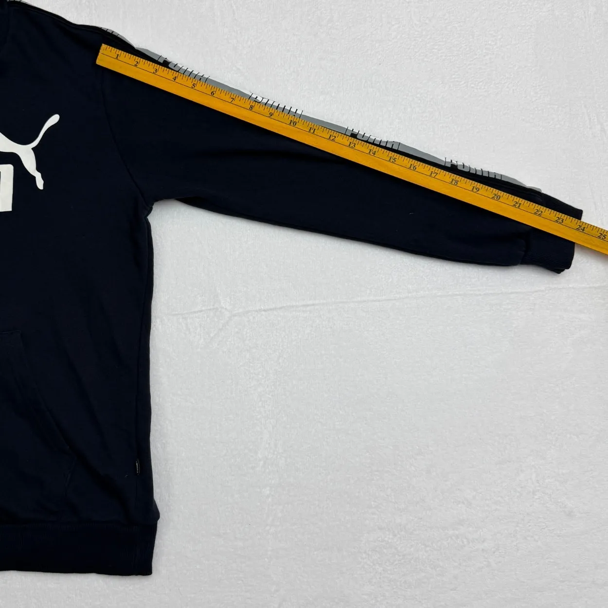 PUMA Essential Logo Pullover Hoodie – Black
