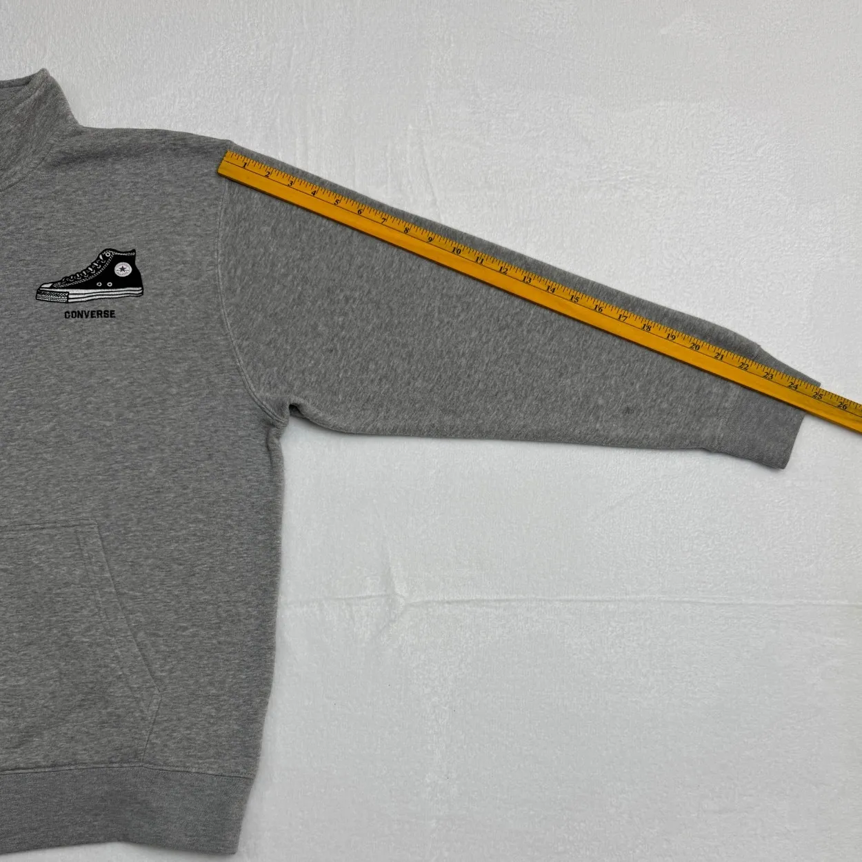 Converse Embroidered Track Jacket – Heather Gray