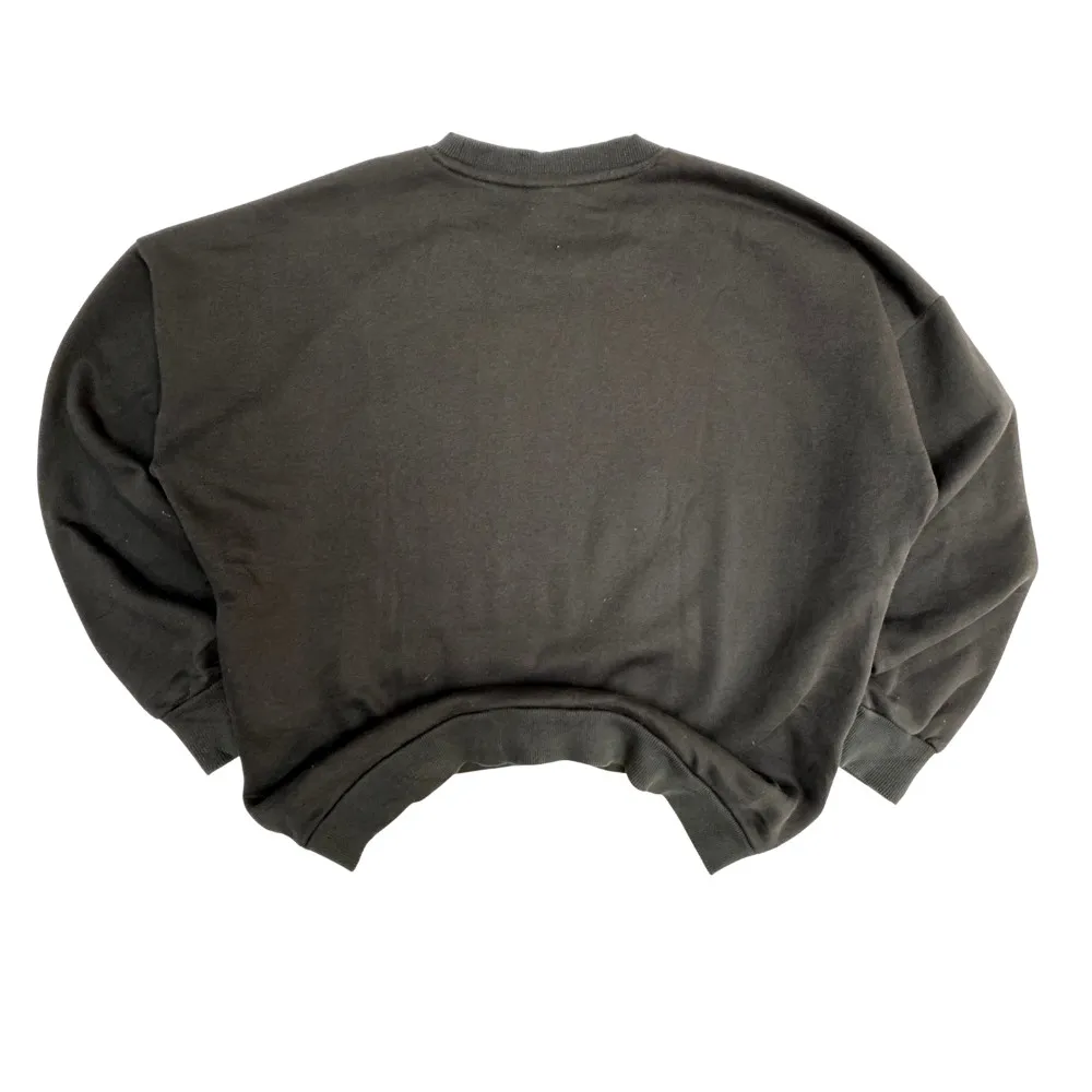 Nike Black Crewneck Sweatshirt with Pink Logo