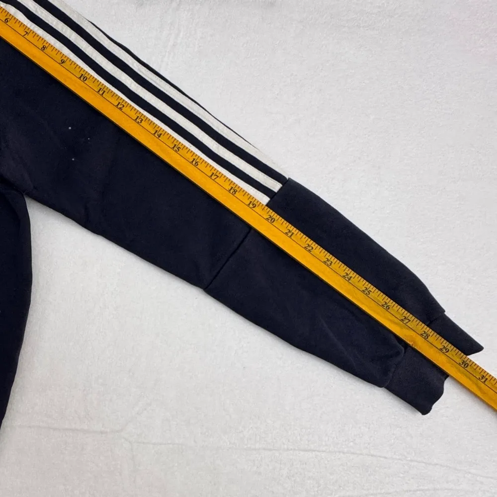 Adidas 3-Stripes Navy Crewneck Sweatshirt