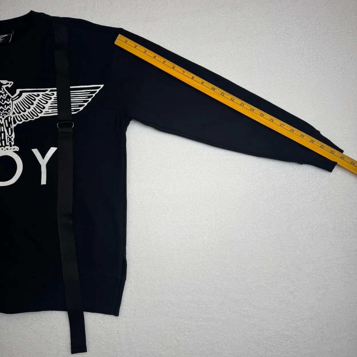 BOY London Eagle Logo Black Crewneck Sweatshirt