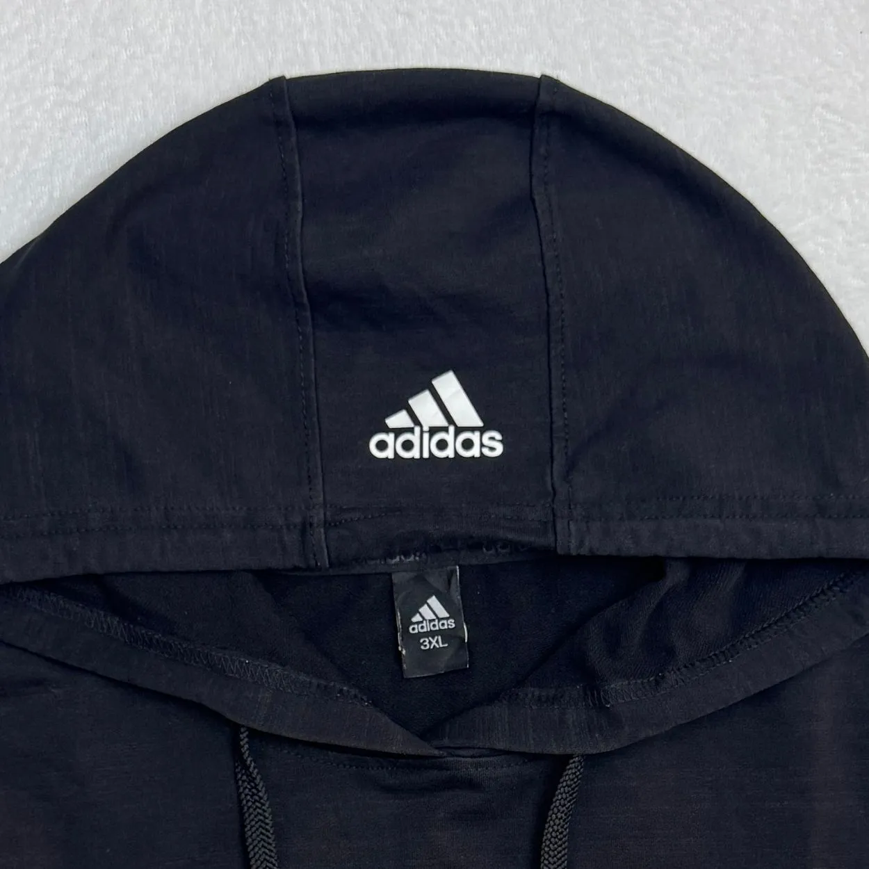 Adidas 3-Stripes Pullover Hoodie – Black