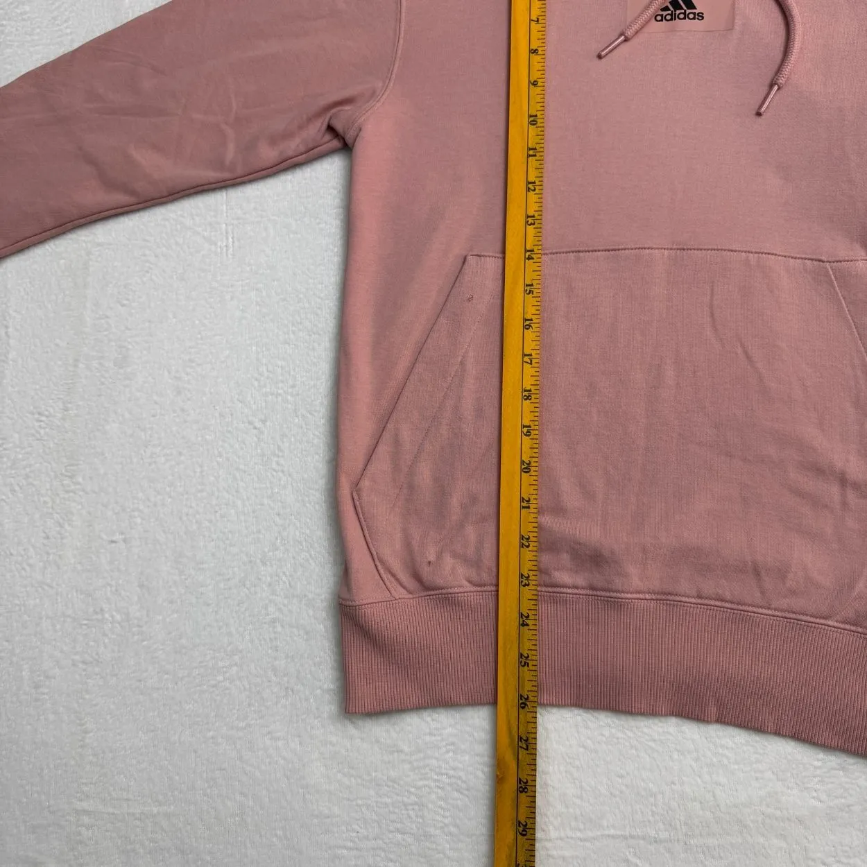 Adidas Essential Pullover Hoodie – Dusty Pink