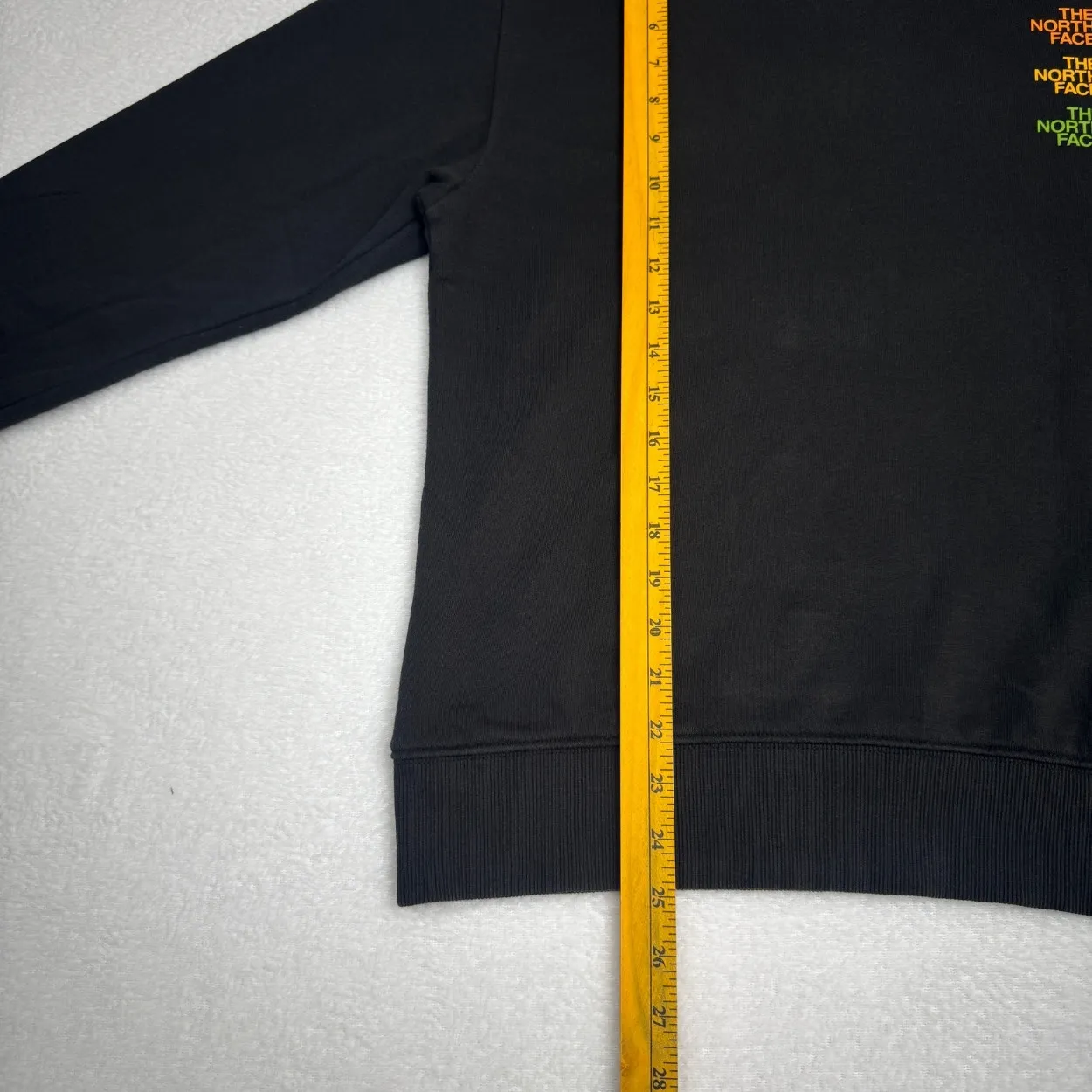 The North Face Triple Logo Black Crewneck Sweatshirt