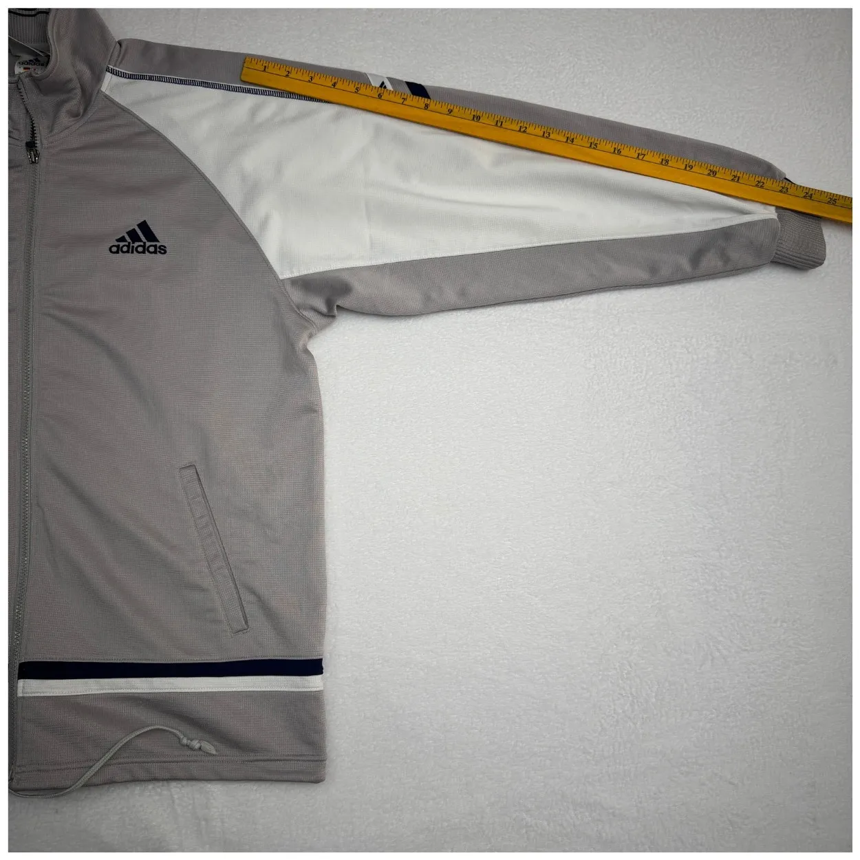 Adidas Vintage Grey Track Jacket