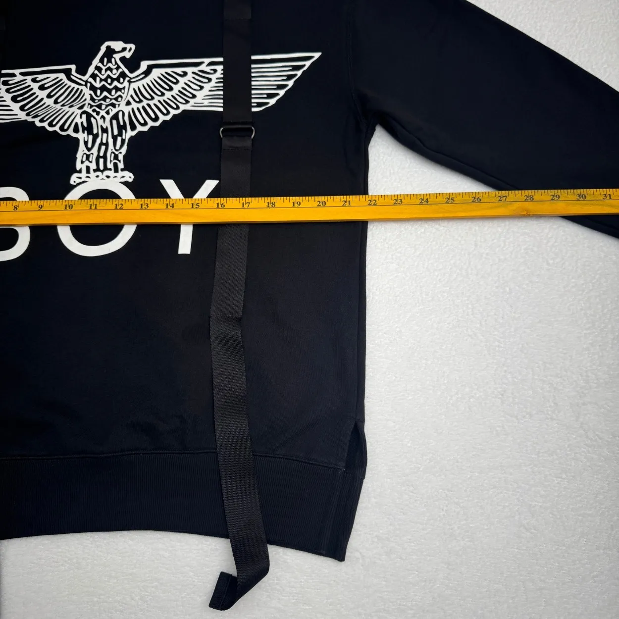 BOY London Eagle Logo Black Crewneck Sweatshirt