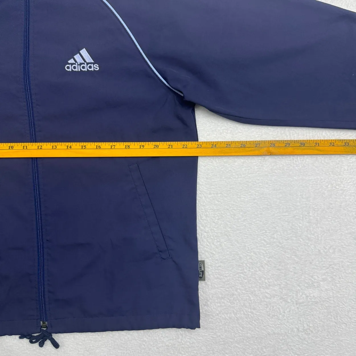 Adidas Navy Full-Zip Track Jacket
