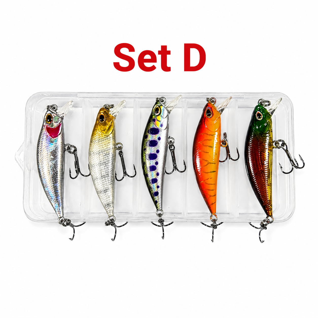Minnow Set 5pcs 5grams