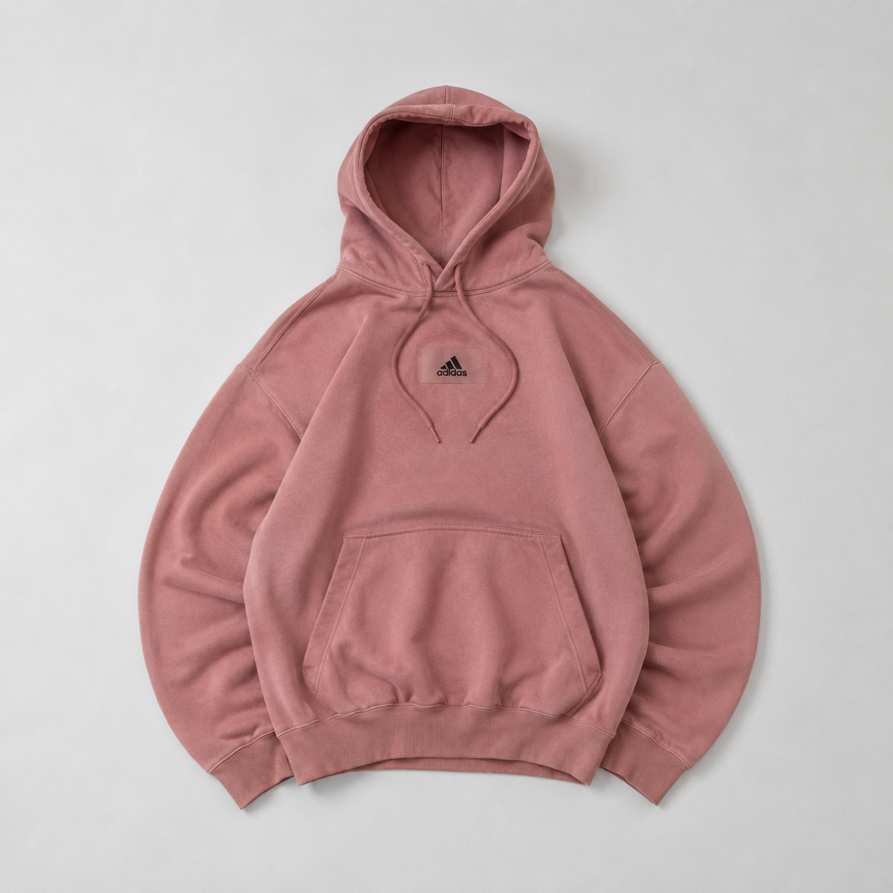 Adidas Essential Pullover Hoodie – Dusty Pink