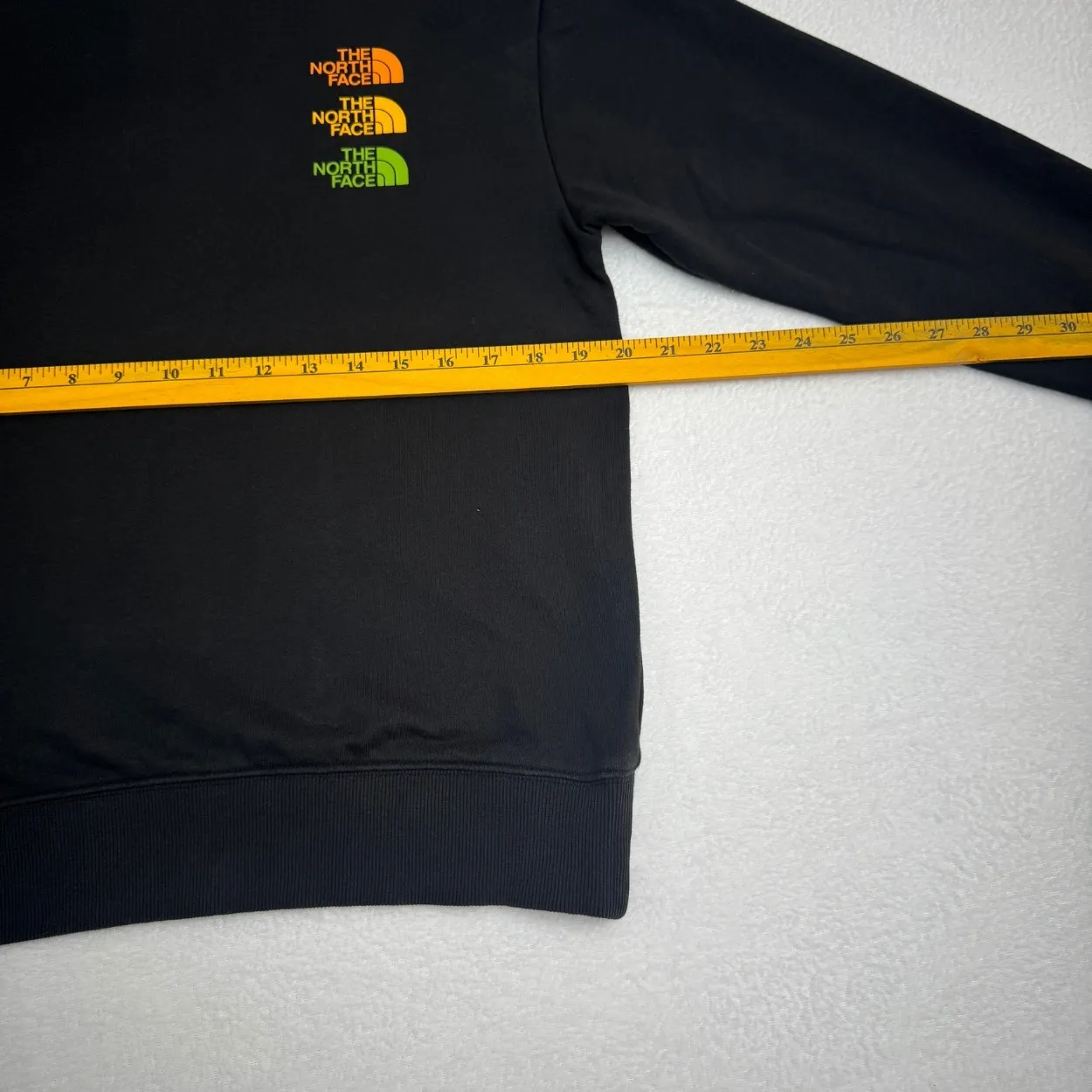 The North Face Triple Logo Black Crewneck Sweatshirt