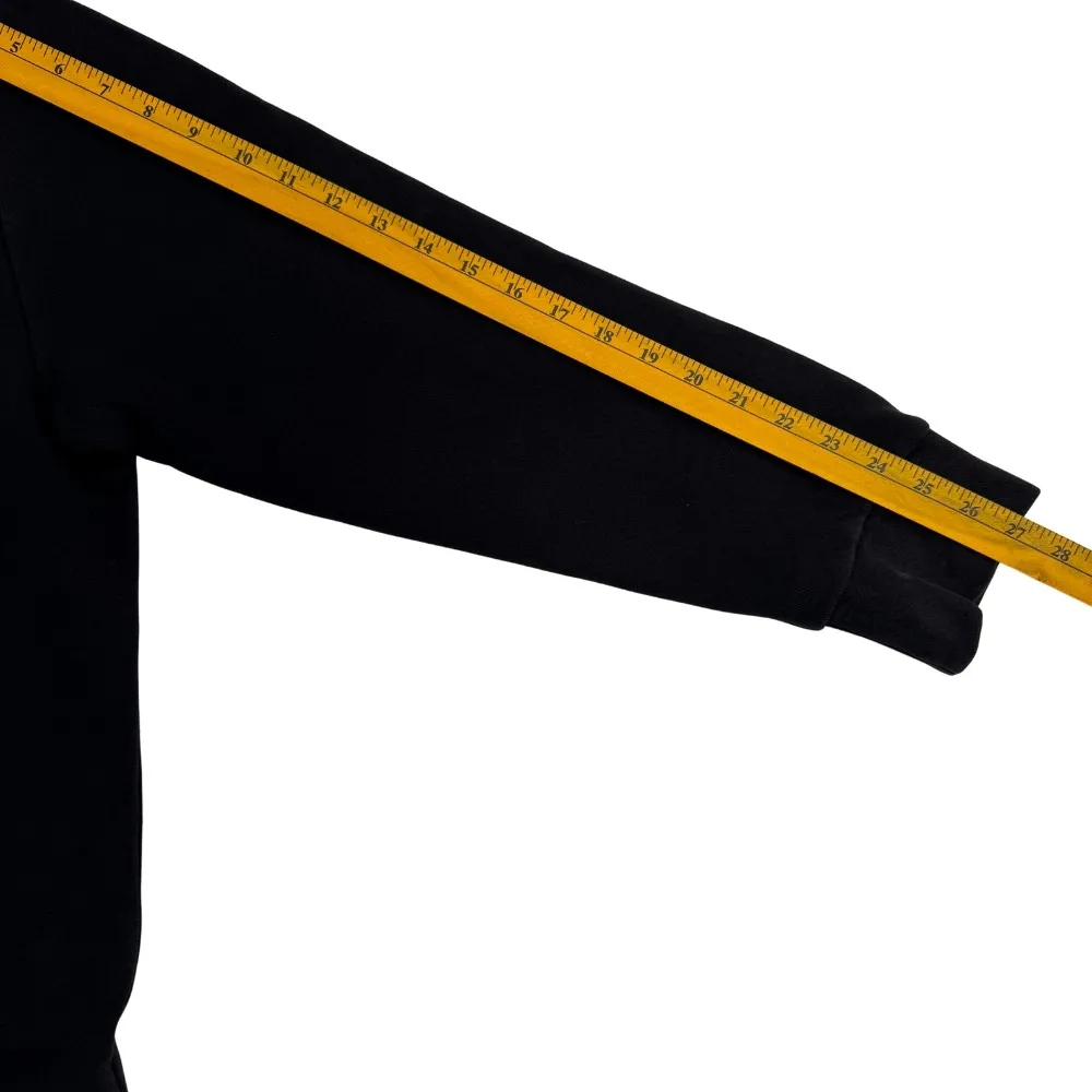 Adidas Essentials Big Logo Black Crewneck Sweatshirt