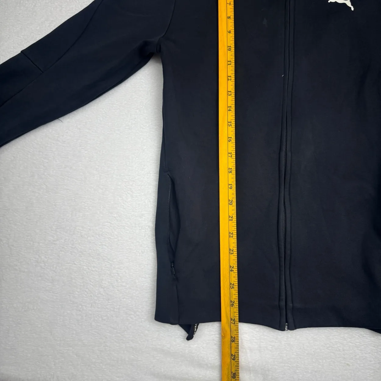Puma Essentials Black Full-Zip Hoodie