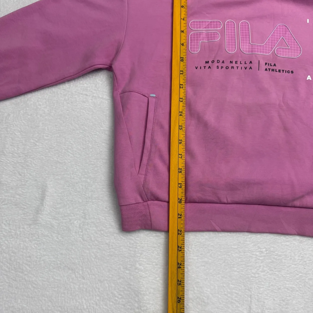FILA Athletics Pink Pullover Hoodie