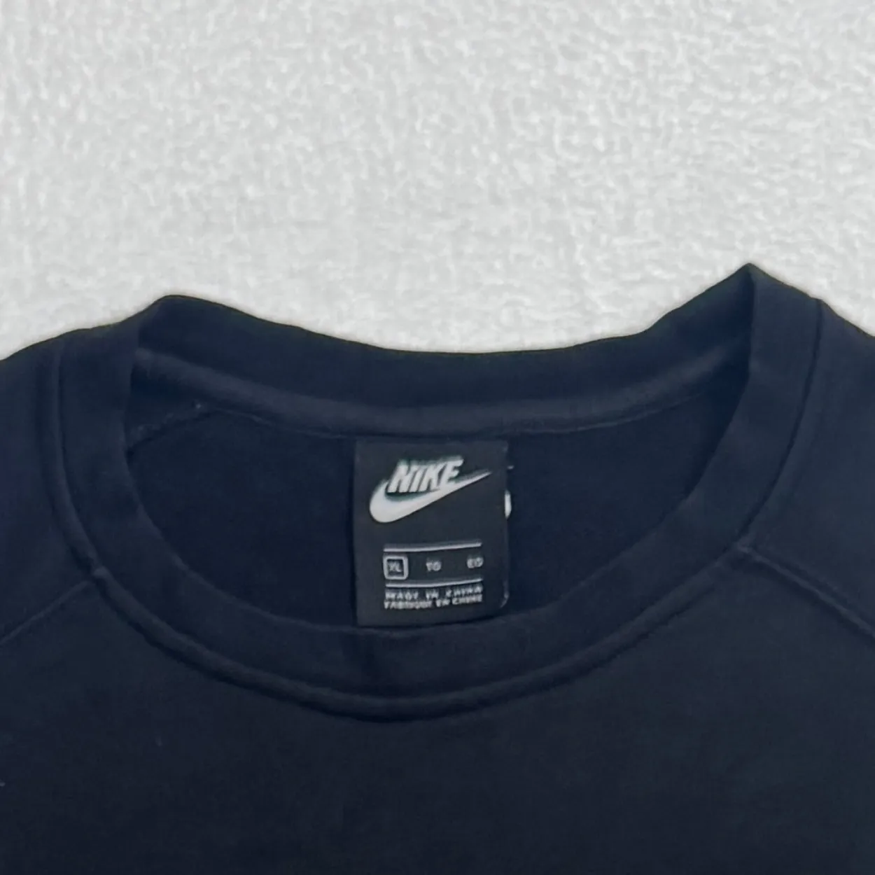 Nike Double Swoosh Crewneck Sweatshirt – Black