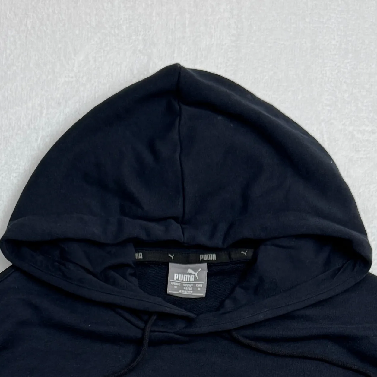 PUMA Essential Logo Pullover Hoodie – Black