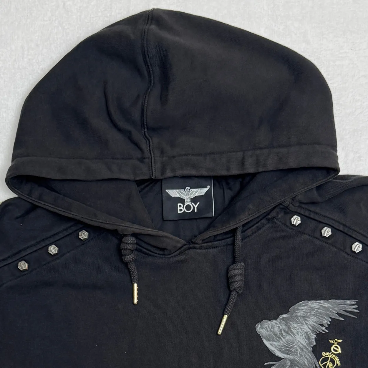 Save the World Graphic Hoodie – Black