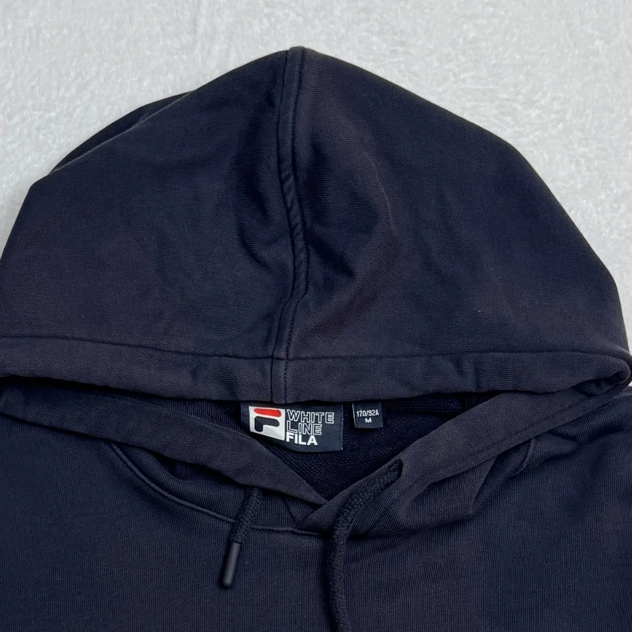 Fila Classic Logo Pullover Hoodie – Navy