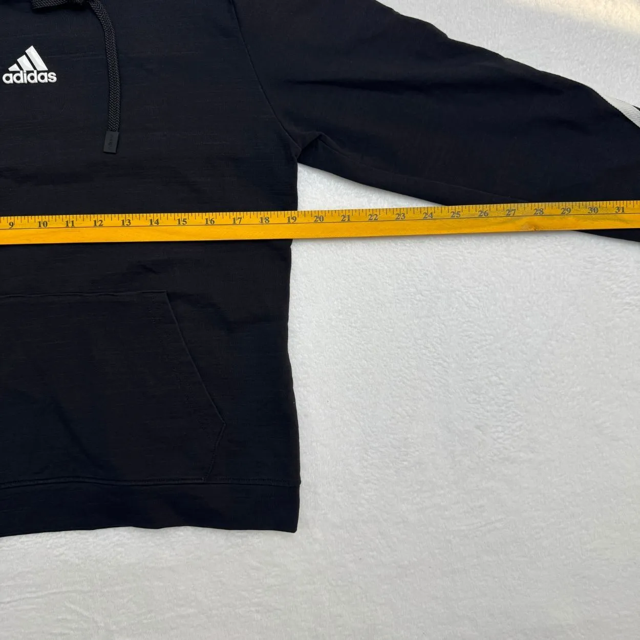 Adidas 3-Stripes Pullover Hoodie – Black