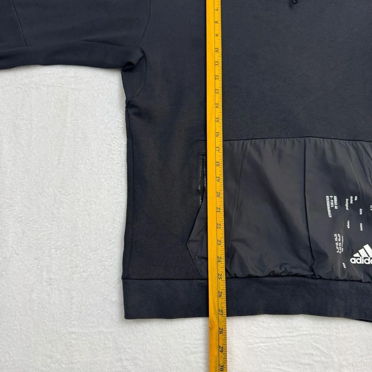 Adidas Utility Pocket Pullover Hoodie – Black