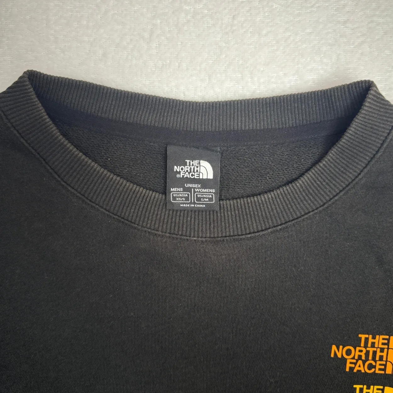 The North Face Triple Logo Black Crewneck Sweatshirt