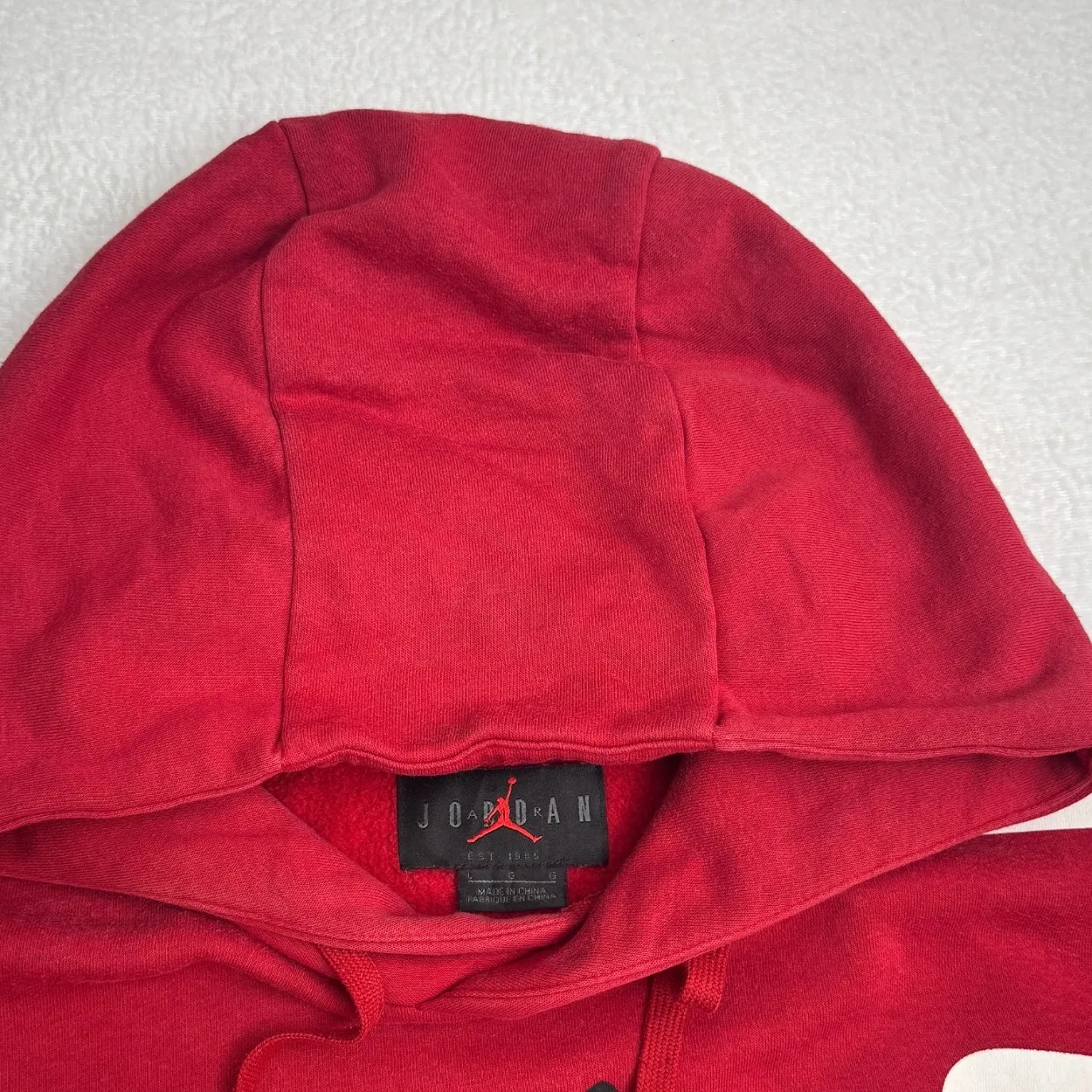 Jordan Jumpman Red Graphic Pullover Hoodie