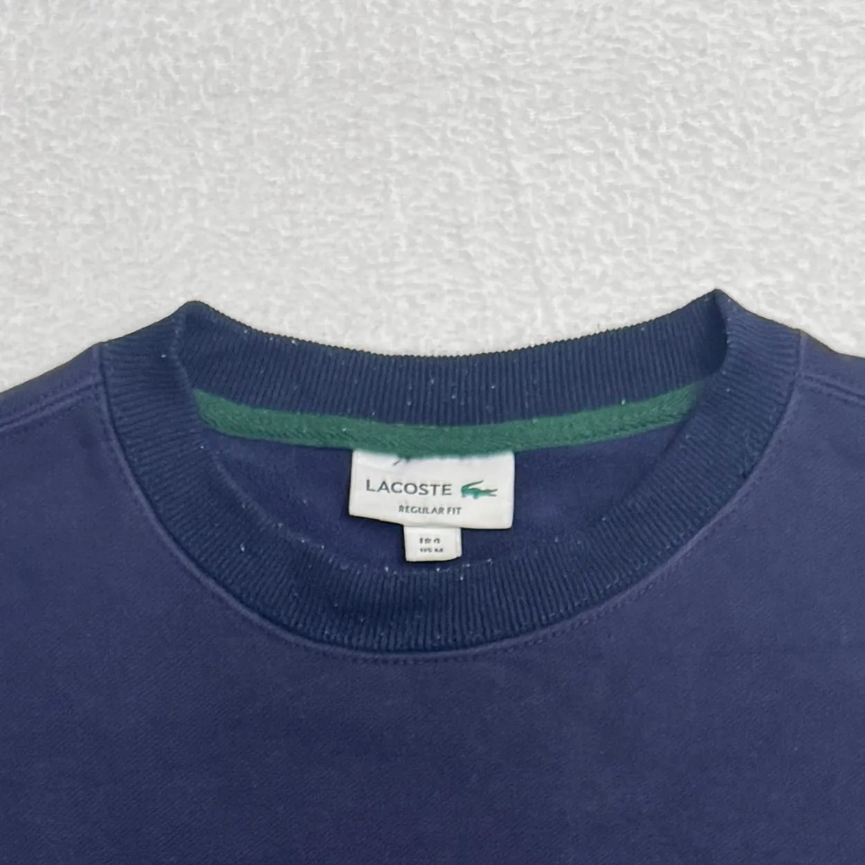 Lacoste Navy Crewneck Sweatshirt
