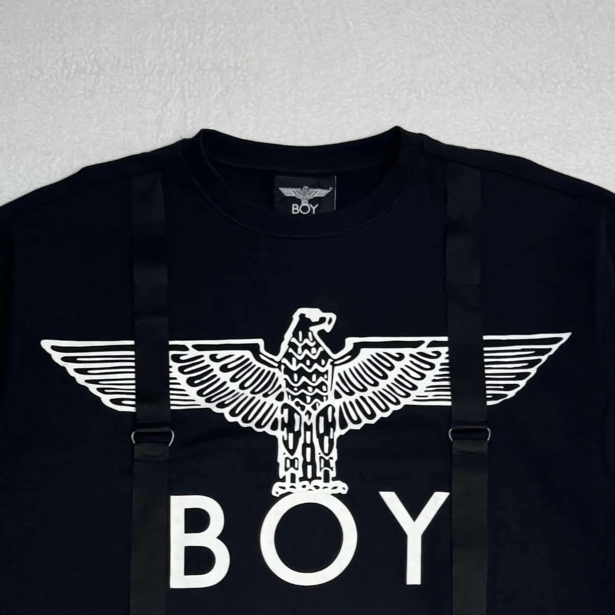 BOY London Eagle Logo Black Crewneck Sweatshirt