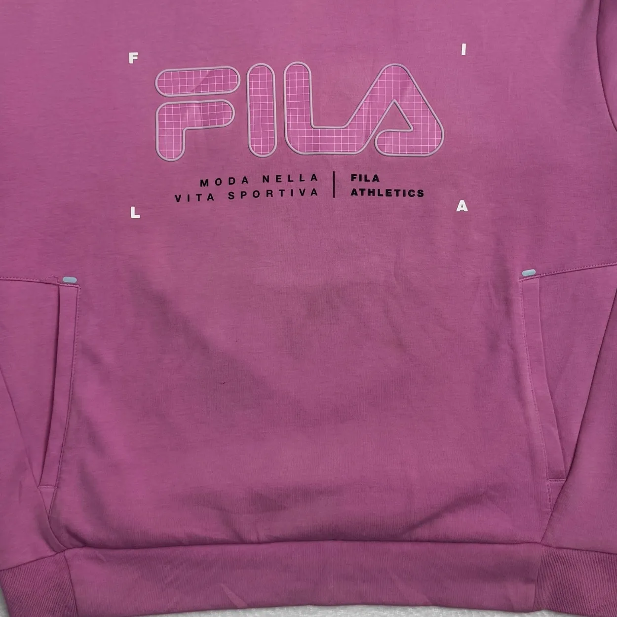 FILA Athletics Pink Pullover Hoodie