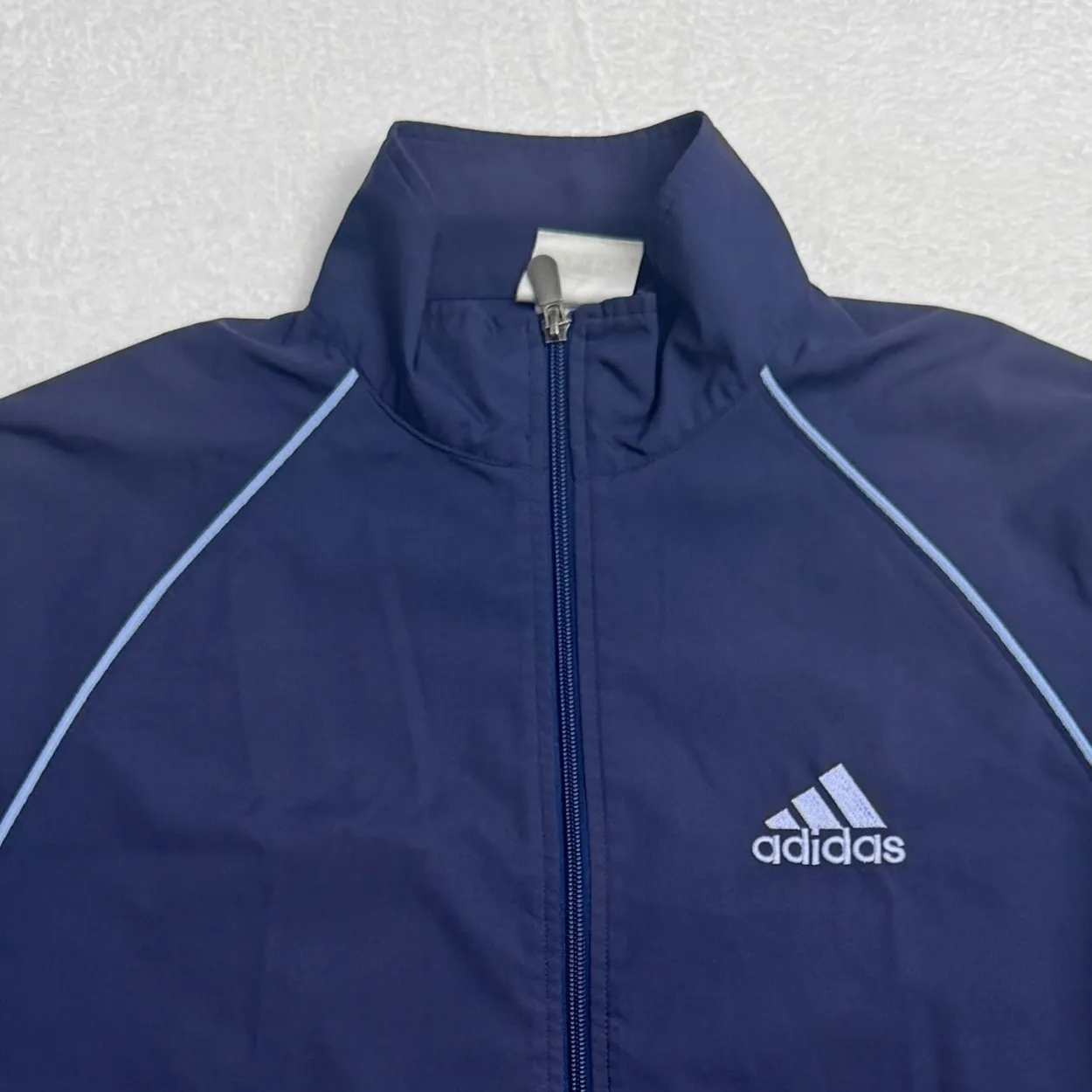 Adidas Navy Full-Zip Track Jacket