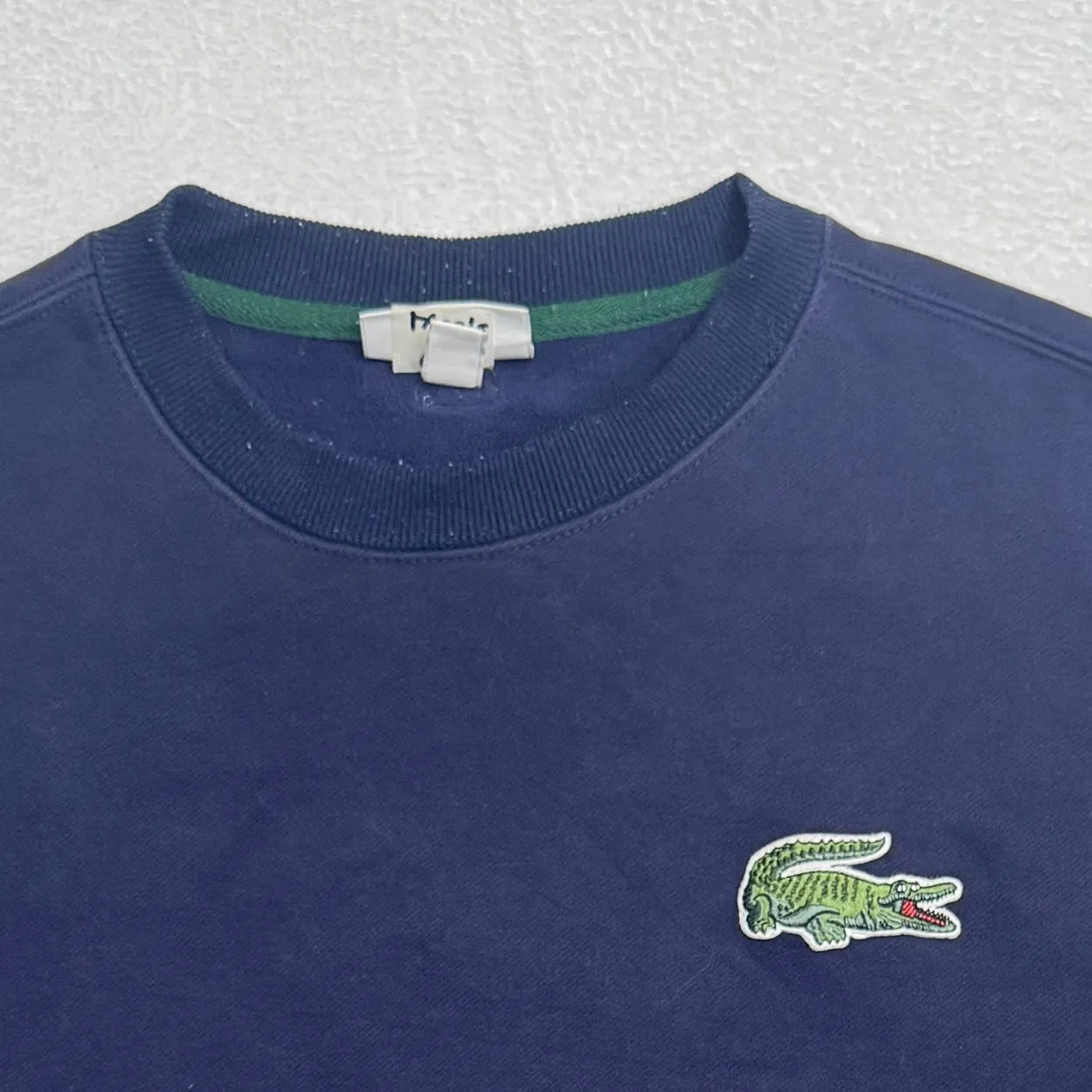Lacoste Navy Crewneck Sweatshirt