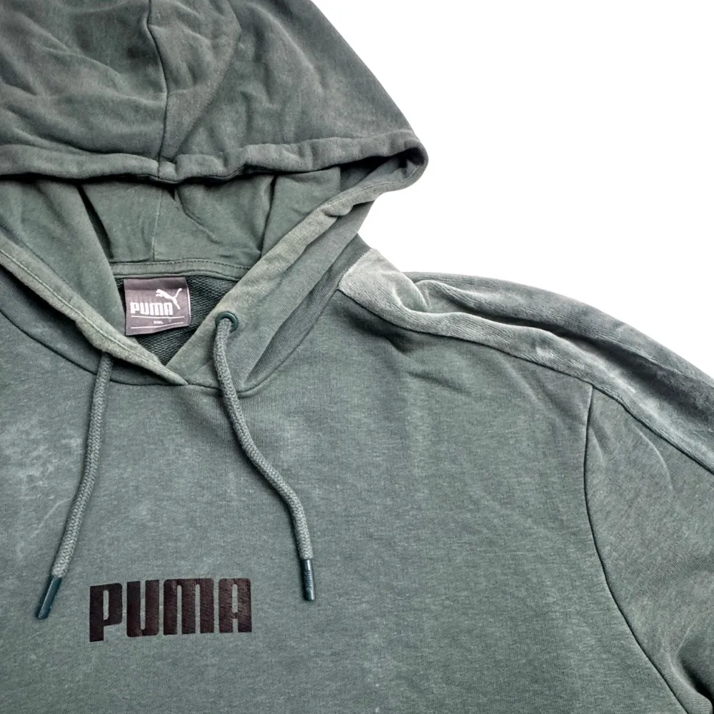 Puma Washed Green Pullover Hoodie
