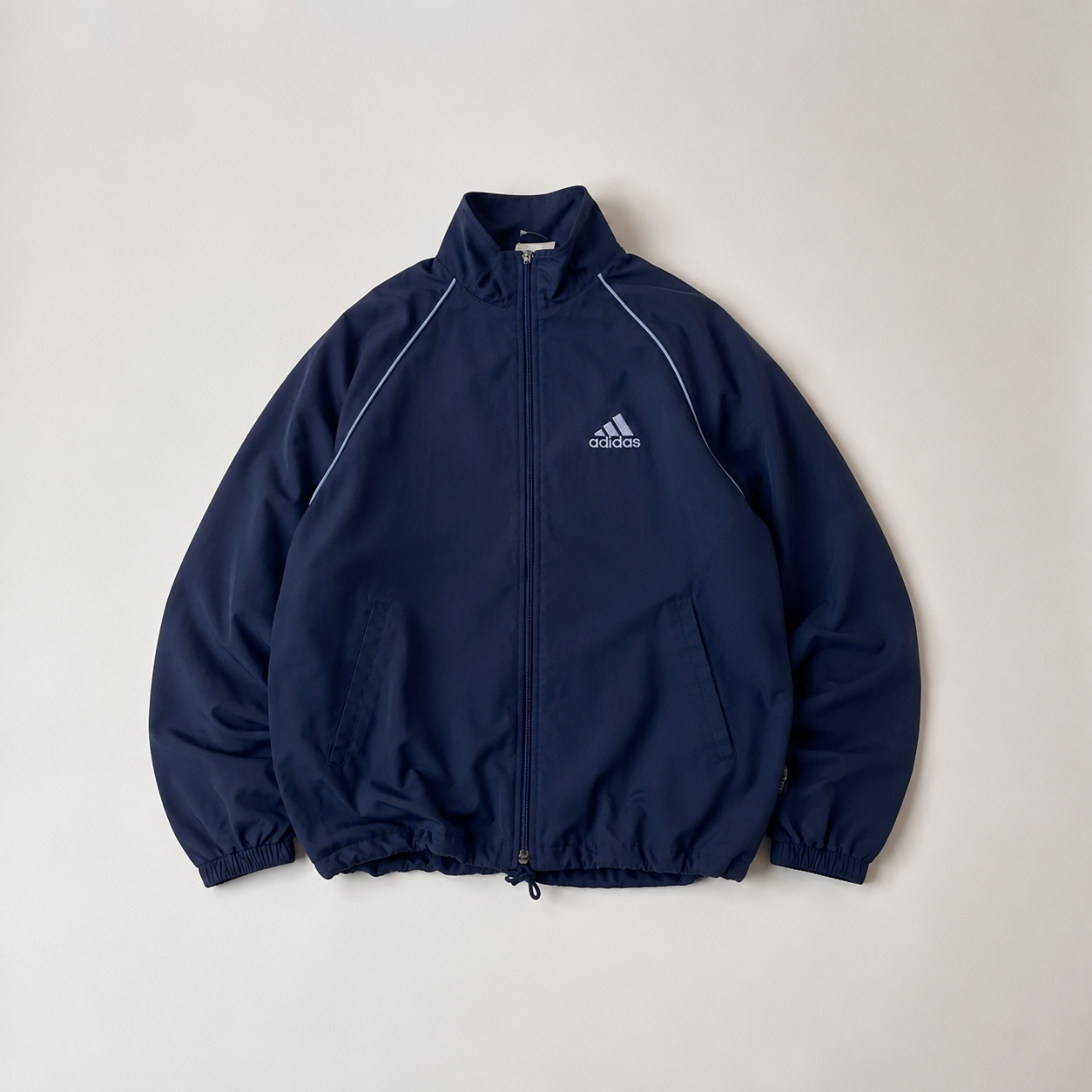 Adidas Navy Full-Zip Track Jacket