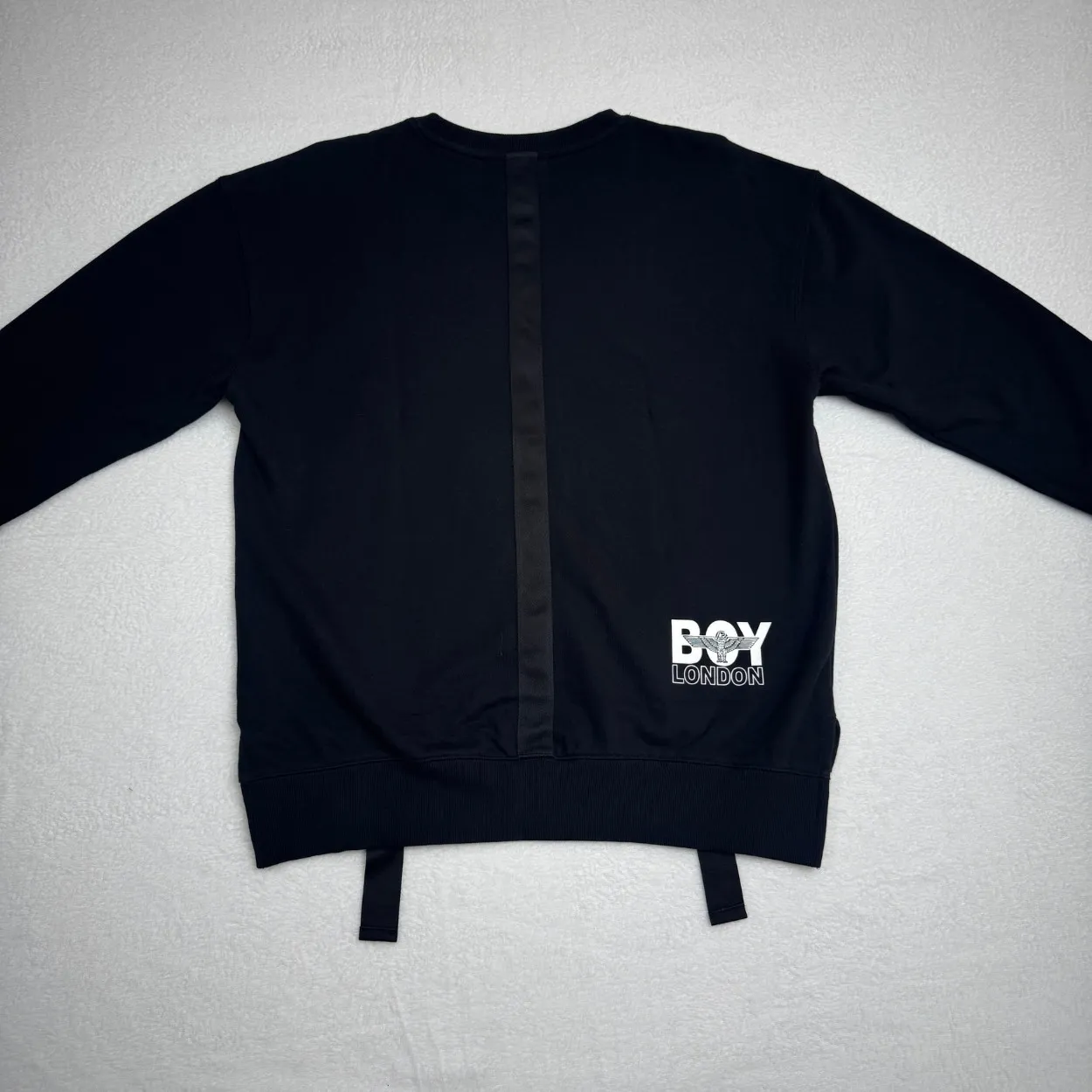 BOY London Eagle Logo Black Crewneck Sweatshirt