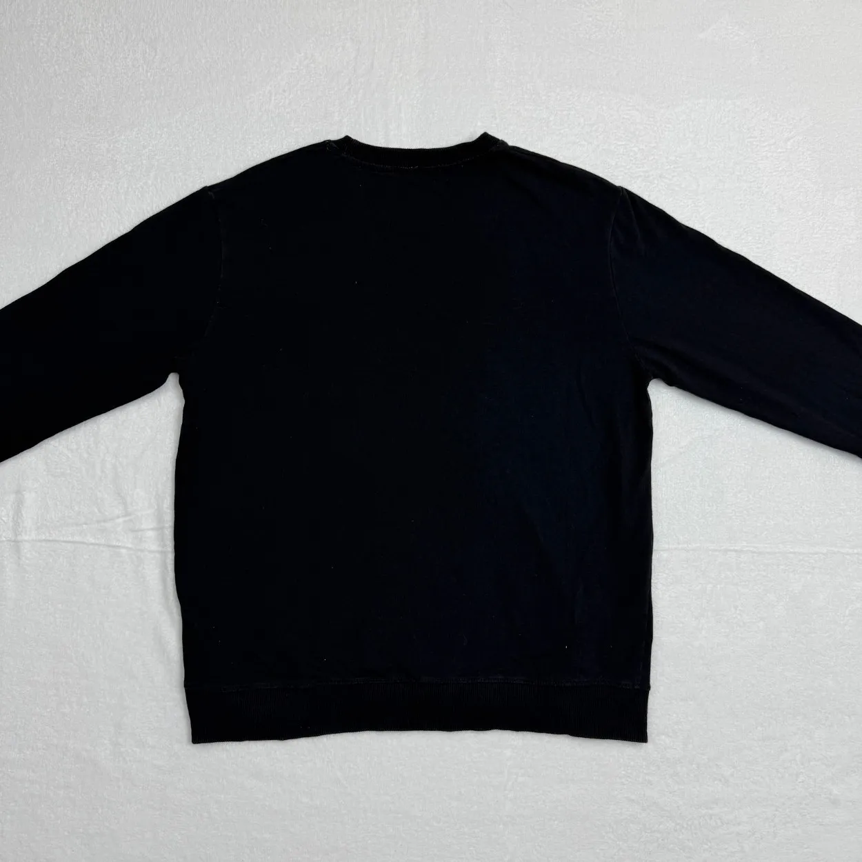 Champion Script Logo Crewneck Sweatshirt – Black