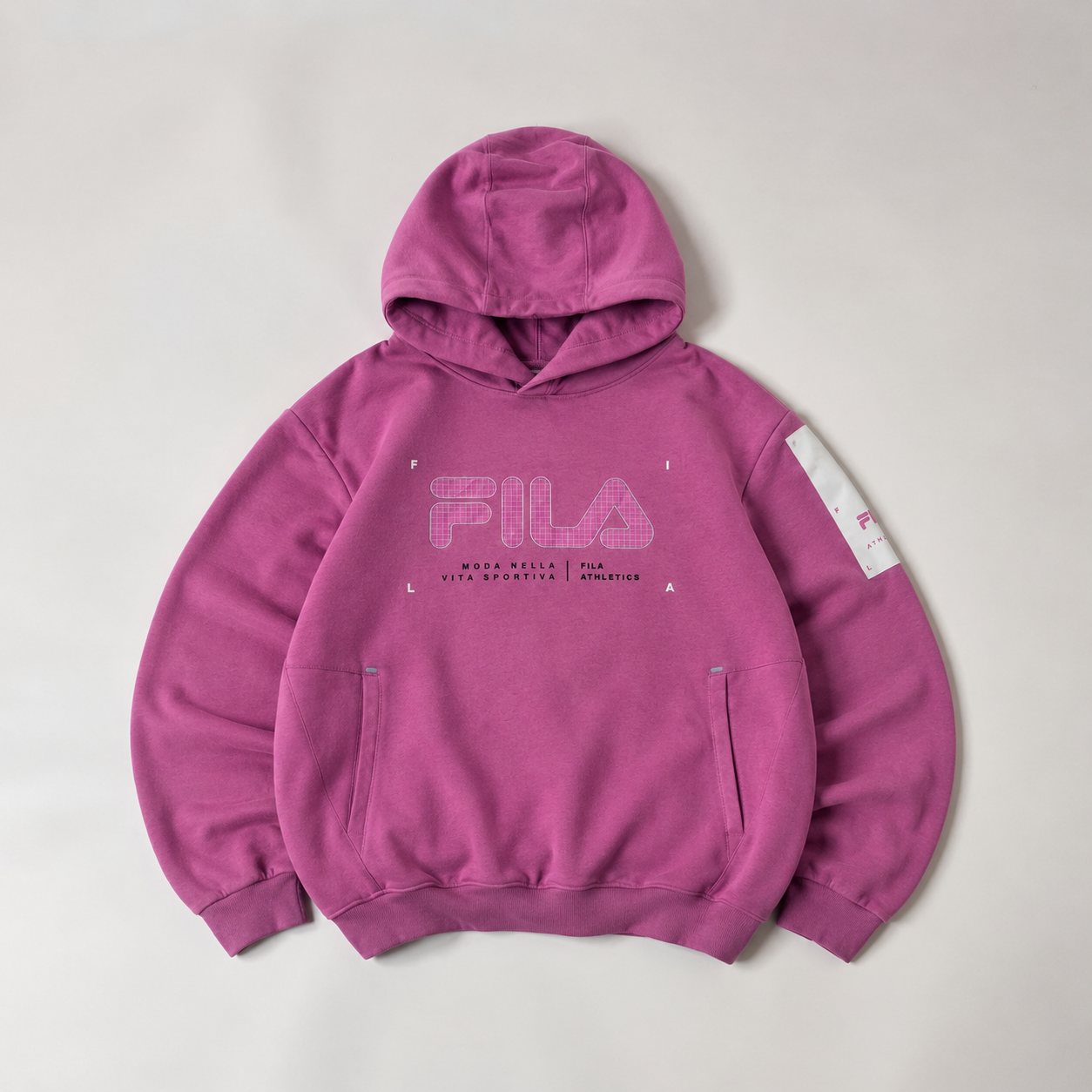 FILA Athletics Pink Pullover Hoodie