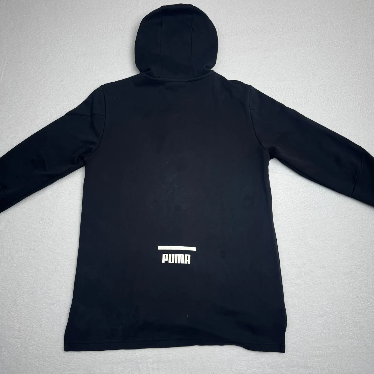Puma Essentials Black Full-Zip Hoodie