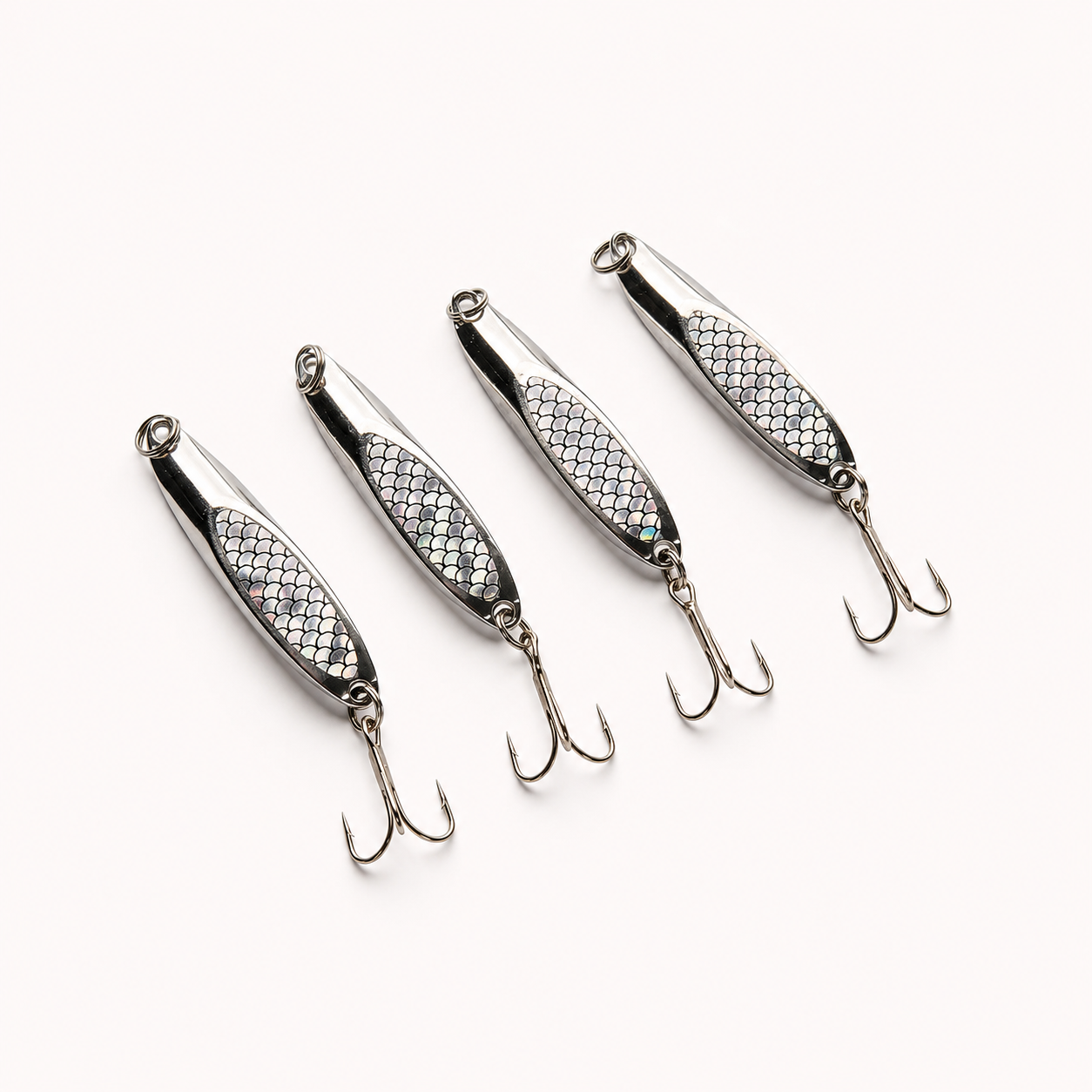 Silver Casting Spoon Lure