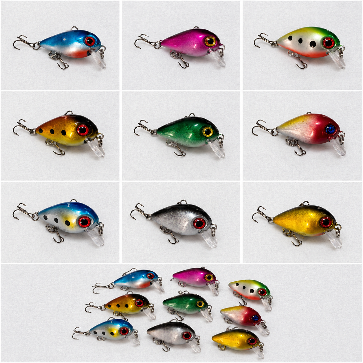Micro Crank Set 10pcs 3g