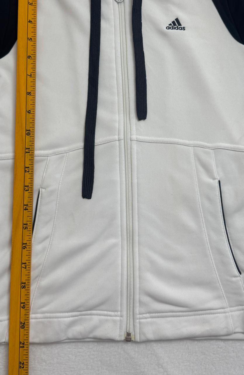 Adidas Three-Stripe Full-Zip Hoodie