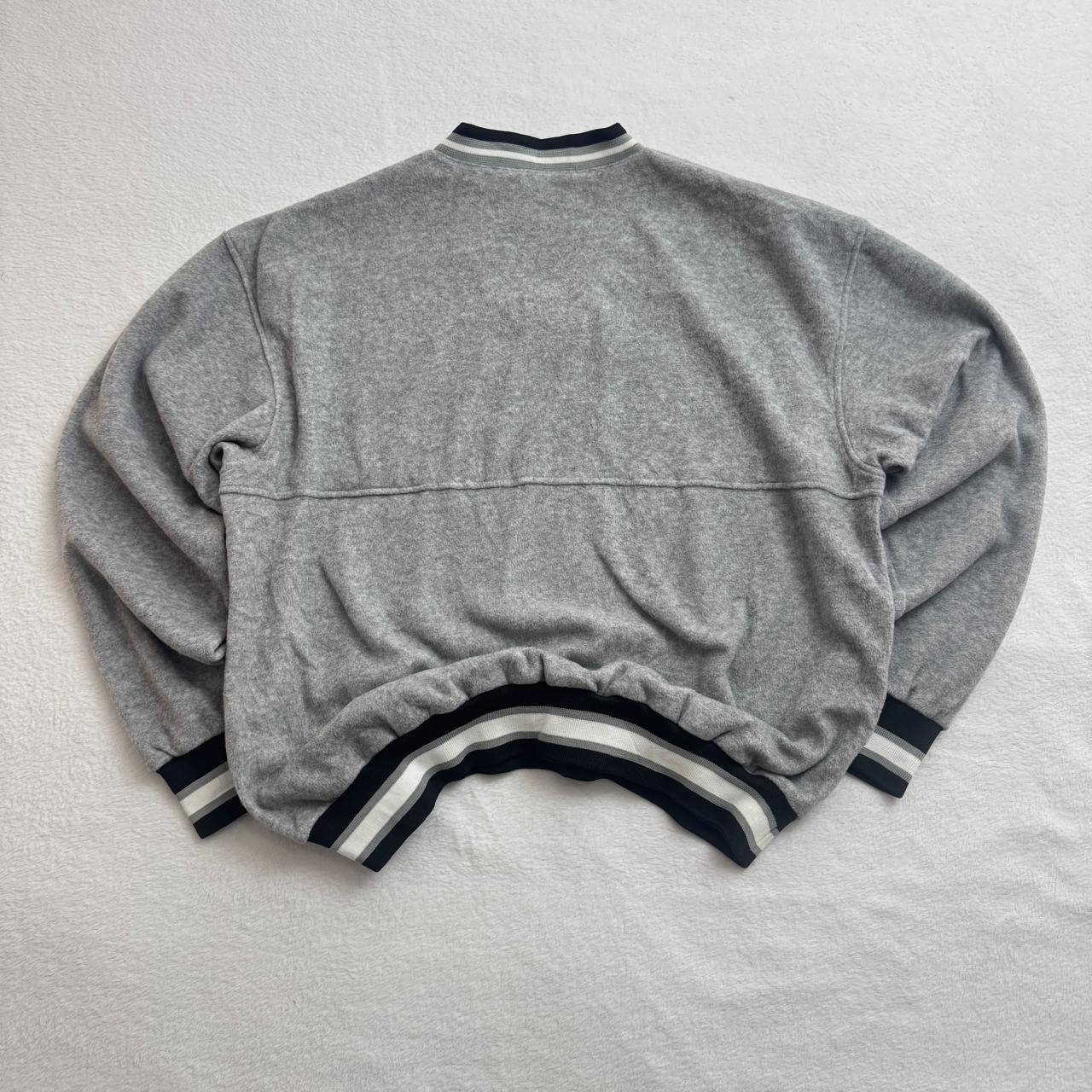 Virgin Voyage Gray V-Neck Pullover Sweatshirt