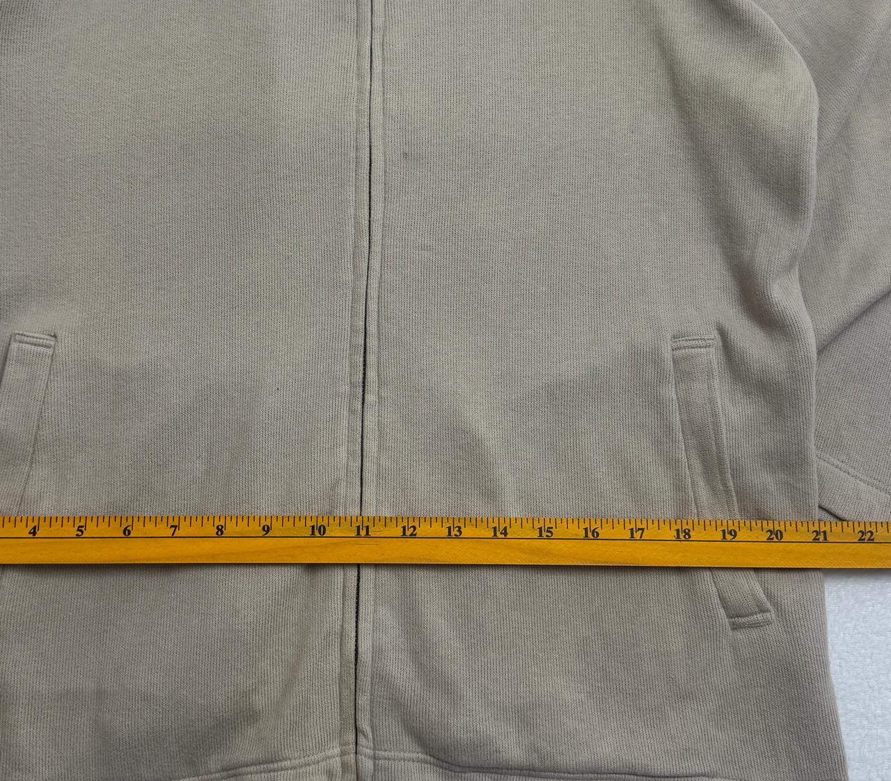Beige Full-Zip Fleece Jacket