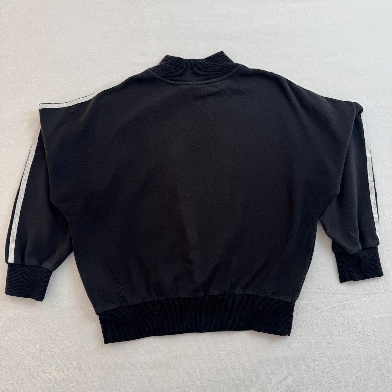 Adidas Originals Three-Stripe Mock Neck Sweatshirt