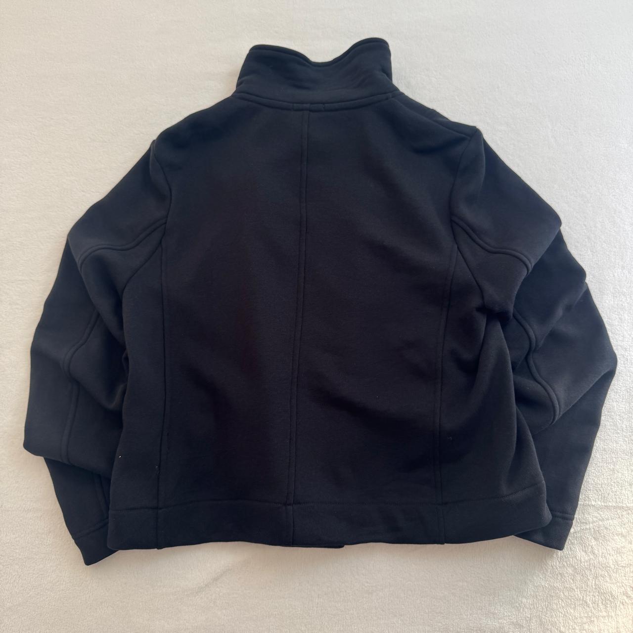 Black Asymmetrical Zip Jacket