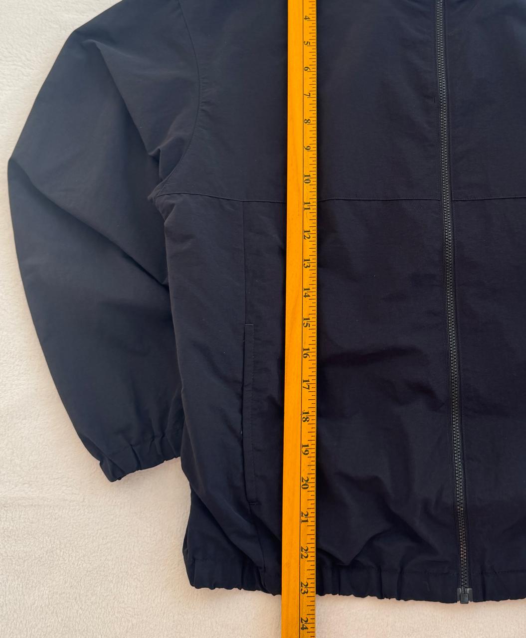 Black Zip-Up Bomber Jacket