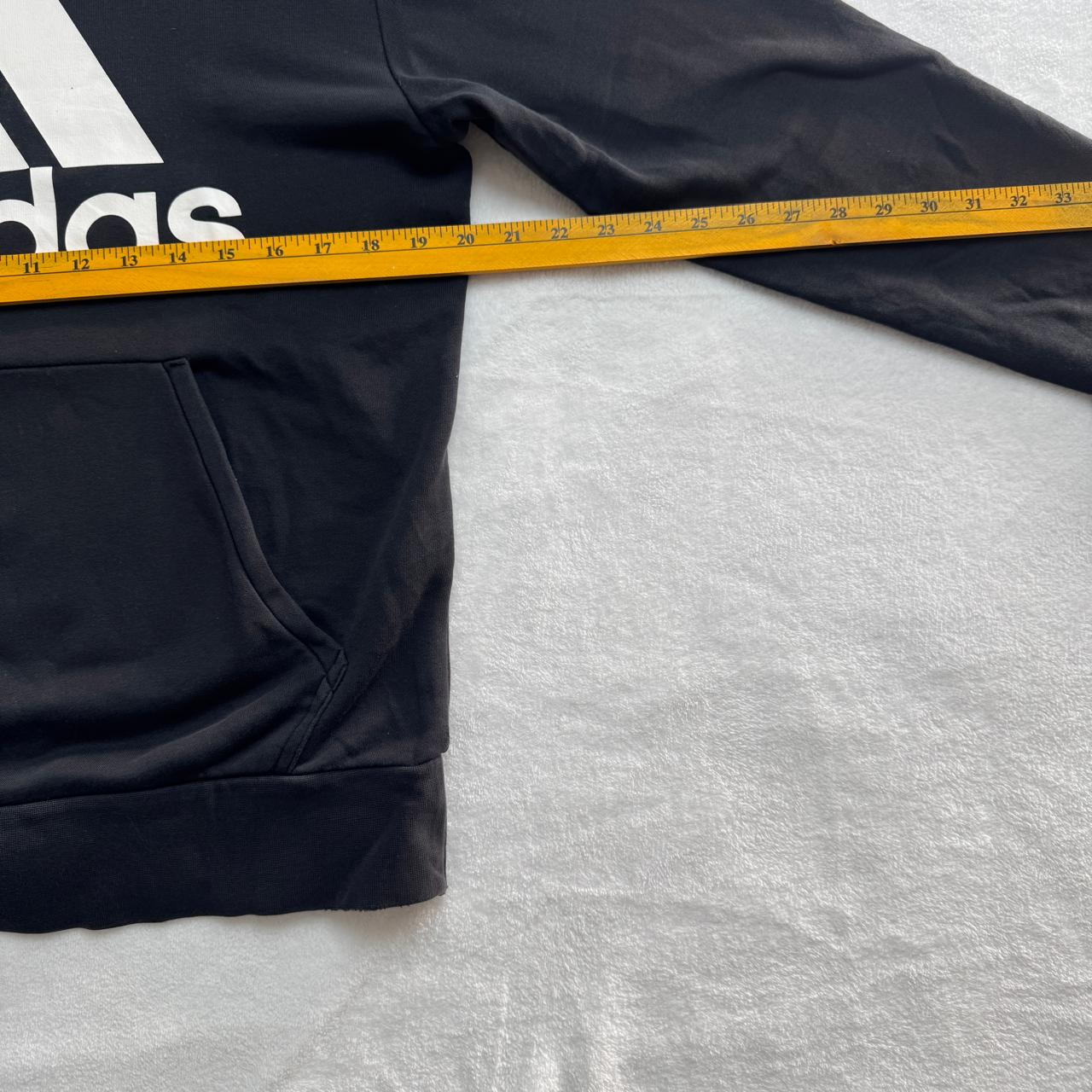 Adidas Big Logo Black Pullover Hoodie