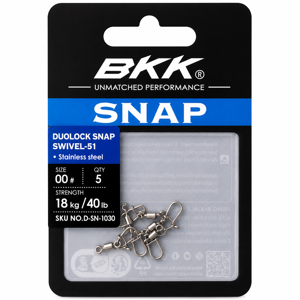 BKK Fishing Snap Clips Set