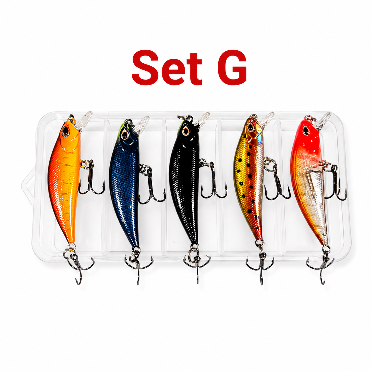 Minnow Set 5pcs 5grams