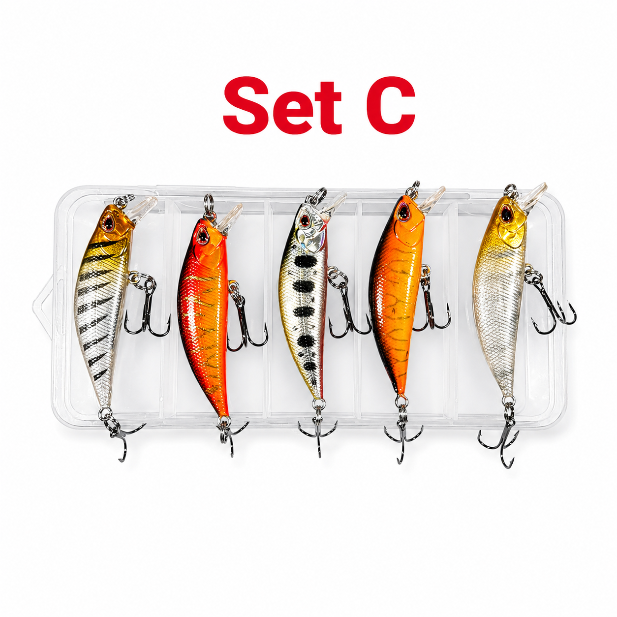 Minnow Set 5pcs 5grams
