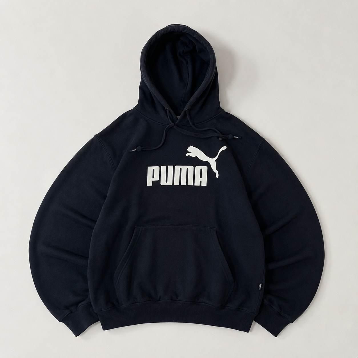 PUMA Essential Logo Pullover Hoodie – Black